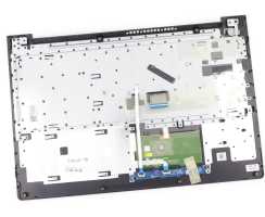Tastatura Lenovo IdeaPad 310-15IKB Neagra cu Palmrest Argintiu cu TouchPad