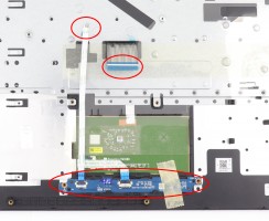 Tastatura Lenovo IdeaPad 310-15IKB Neagra cu Palmrest Argintiu cu TouchPad
