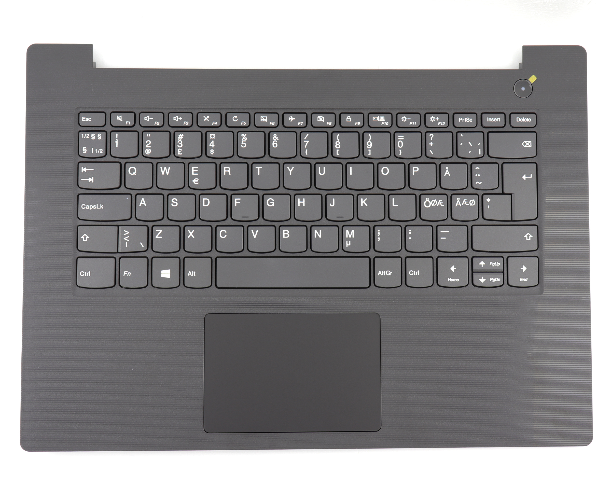 Tastatura Lenovo IdeaPad V130-14IKB Type 81HQ Gri cu Palmrest Gri si TocuhPad iluminata backlit