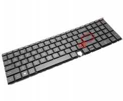 Tastatura HP 343NN Gri iluminata. Keyboard HP 343NN. Tastaturi laptop HP 343NN. Tastatura notebook HP 343NN