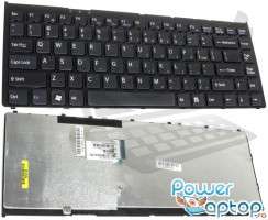 Tastatura Sony Vaio VGN-FW46GJ/BE1 neagra. Keyboard Sony Vaio VGN-FW46GJ/BE1 neagra. Tastaturi laptop Sony Vaio VGN-FW46GJ/BE1 neagra. Tastatura notebook Sony Vaio VGN-FW46GJ/BE1 neagra
