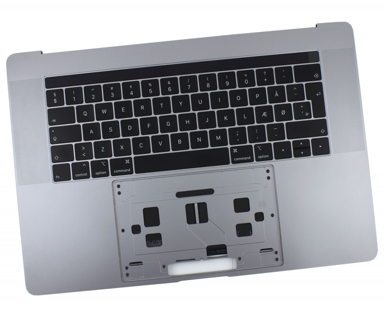 Tastatura Apple MacBook Pro 15 A1990 Mid 2019 Neagra cu Palmrest Gri Refurbished (Neagra) imagine noua tecomm.ro