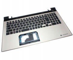 Tastatura Toshiba AEBLYJ00110 neagra cu Palmrest auriu. Keyboard Toshiba AEBLYJ00110 neagra cu Palmrest auriu. Tastaturi laptop Toshiba AEBLYJ00110 neagra cu Palmrest auriu. Tastatura notebook Toshiba AEBLYJ00110 neagra cu Palmrest auriu