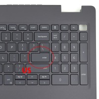 Tastatura Dell Latitude 3510 Gri cu Palmrest Gri fara TouchPad iluminata backlit