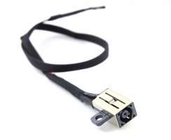 Mufa alimentare Dell Inspiron 15 7572 cu fir si conector cu 6 gauri si 5 pini pini. DC Jack Dell Inspiron 15 7572 cu fir