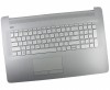 Tastatura HP AE08U010 Argintie cu Palmrest Argintiu si TouchPad iluminata backlit. Keyboard HP AE08U010 Argintie cu Palmrest Argintiu si TouchPad. Tastaturi laptop HP AE08U010 Argintie cu Palmrest Argintiu si TouchPad. Tastatura notebook HP AE08U010 Argintie cu Palmrest Argintiu si TouchPad
