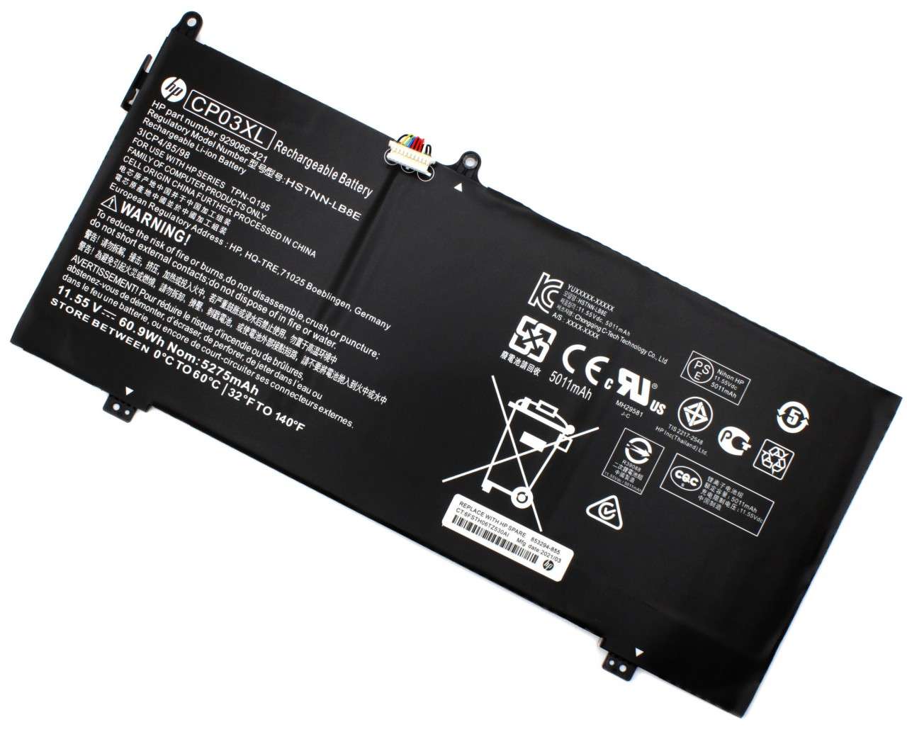 Baterie HP x360 13-AE003NW Originala 60.9Wh