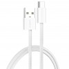 Cablu USB-A USB-C 3A 1m textil impletit Sunix Premium SCIP16 Alb