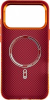 Husa iPhone 18 Pro Sunix Neo Lava Orange compatibila MagSafe