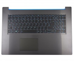 Tastatura Lenovo AP1B5000100 Neagra cu Palmrest Gri si TouchPad iluminata backlit. Keyboard Lenovo AP1B5000100 Neagra cu Palmrest Gri si TouchPad. Tastaturi laptop Lenovo AP1B5000100 Neagra cu Palmrest Gri si TouchPad. Tastatura notebook Lenovo AP1B5000100 Neagra cu Palmrest Gri si TouchPad