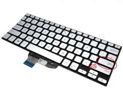 Tastatura Asus 0KNB0-260AUS00 Argintie iluminata. Keyboard Asus 0KNB0-260AUS00. Tastaturi laptop Asus 0KNB0-260AUS00. Tastatura notebook Asus 0KNB0-260AUS00