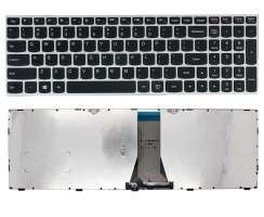 Tastatura Lenovo B50-80  Rama Argintie. Keyboard Lenovo B50-80  Rama Argintie. Tastaturi laptop Lenovo B50-80  Rama Argintie. Tastatura notebook Lenovo B50-80  Rama Argintie