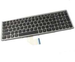 Tastatura Lenovo  25206237 rama gri. Keyboard Lenovo  25206237 rama gri. Tastaturi laptop Lenovo  25206237 rama gri. Tastatura notebook Lenovo  25206237 rama gri
