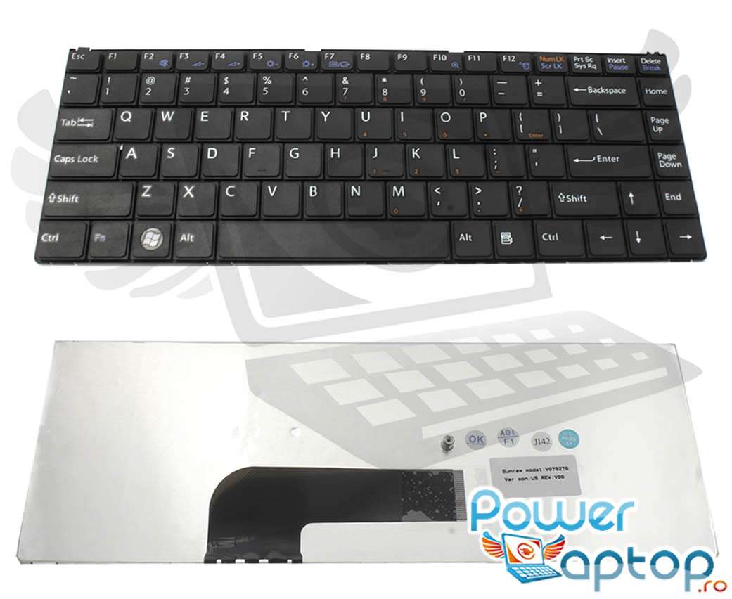 Tastatura Sony Vaio VGN N37MH powerlaptop.ro