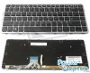Tastatura HP EliteBook Folio 1040 G1 rama gri iluminata backlit. Keyboard HP EliteBook Folio 1040 G1 rama gri. Tastaturi laptop HP EliteBook Folio 1040 G1 rama gri. Tastatura notebook HP EliteBook Folio 1040 G1 rama gri