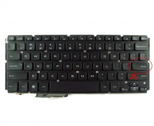 Tastatura Dell  83FHX. Keyboard Dell  83FHX. Tastaturi laptop Dell  83FHX. Tastatura notebook Dell  83FHX