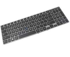 Tastatura Toshiba Tecra Z50 Rama gri iluminata backlit. Keyboard Toshiba Tecra Z50 Rama gri. Tastaturi laptop Toshiba Tecra Z50 Rama gri. Tastatura notebook Toshiba Tecra Z50 Rama gri