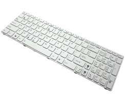Tastatura Asus  K73SM alba. Keyboard Asus  K73SM alba. Tastaturi laptop Asus  K73SM alba. Tastatura notebook Asus  K73SM alba