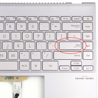 Tastatura Asus ZenBook 13 UX325E Argintie cu Palmrest Argintiu fara TouchPad iluminata backlit