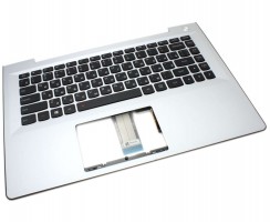Tastatura Lenovo 5CB0J32947 Neagra cu Palmrest Argintiu iluminata backlit. Keyboard Lenovo 5CB0J32947 Neagra cu Palmrest Argintiu. Tastaturi laptop Lenovo 5CB0J32947 Neagra cu Palmrest Argintiu. Tastatura notebook Lenovo 5CB0J32947 Neagra cu Palmrest Argintiu