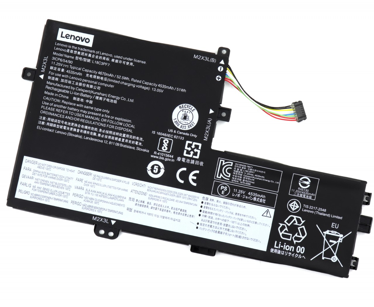 Baterie Lenovo IdeaPad S340-15IML-81NA001NGE Oem 52.5Wh