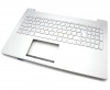 Tastatura Asus 13NB00K1AM0951 argintie cu Palmrest argintiu iluminata backlit. Keyboard Asus 13NB00K1AM0951 argintie cu Palmrest argintiu. Tastaturi laptop Asus 13NB00K1AM0951 argintie cu Palmrest argintiu. Tastatura notebook Asus 13NB00K1AM0951 argintie cu Palmrest argintiu