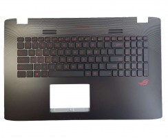 Palmrest Asus ROG GL752VL cu tastatura iluminata. Carcasa Superioara Asus ROG GL752VL Negru