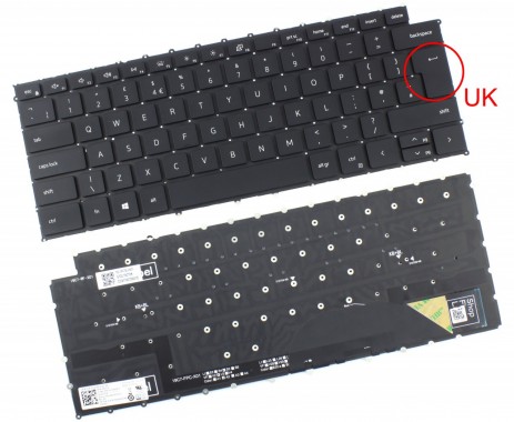 Tastatura Dell Precision 5750 iluminata. Keyboard Dell Precision 5750. Tastaturi laptop Dell Precision 5750. Tastatura notebook Dell Precision 5750