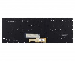 Tastatura Gri Asus Zenbook Flip 14 UM462DA iluminata layout US fara rama enter mic