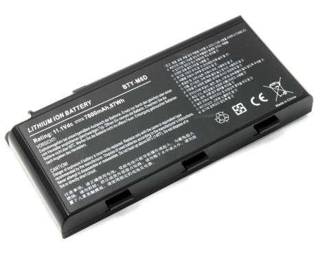 Baterie MSI  GT680 9 celule. Acumulator laptop MSI  GT680 9 celule. Acumulator laptop MSI  GT680 9 celule. Baterie notebook MSI  GT680 9 celule