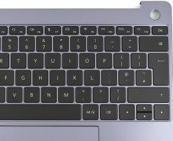 Tastatura Huawei MateBook 13 HN W19R Neagra cu Palmrest Gri cu TouchPad iluminata backlit