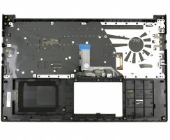 Tastatura Asus X513EQ Neagra cu Palmrest Negru iluminata backlit