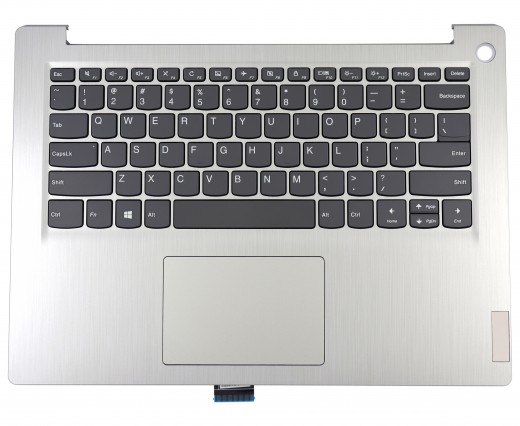 Tastatura Lenovo IdeaPad 3-14IML05 Gri cu Palmrest Argintiu si TouchPad. Keyboard Lenovo IdeaPad 3-14IML05 Gri cu Palmrest Argintiu si TouchPad. Tastaturi laptop Lenovo IdeaPad 3-14IML05 Gri cu Palmrest Argintiu si TouchPad. Tastatura notebook Lenovo IdeaPad 3-14IML05 Gri cu Palmrest Argintiu si TouchPad