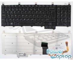 Tastatura Alienware M18X R2 iluminata backlit. Keyboard Alienware M18X R2 iluminata backlit. Tastaturi laptop Alienware M18X R2 iluminata backlit. Tastatura notebook Alienware M18X R2 iluminata backlit
