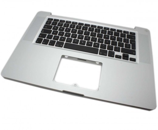 Tastatura Apple MacBook Pro 15 A1286 2010 Neagra cu Palmrest Argintiu. Keyboard Apple MacBook Pro 15 A1286 2010 Neagra cu Palmrest Argintiu. Tastaturi laptop Apple MacBook Pro 15 A1286 2010 Neagra cu Palmrest Argintiu. Tastatura notebook Apple MacBook Pro 15 A1286 2010 Neagra cu Palmrest Argintiu