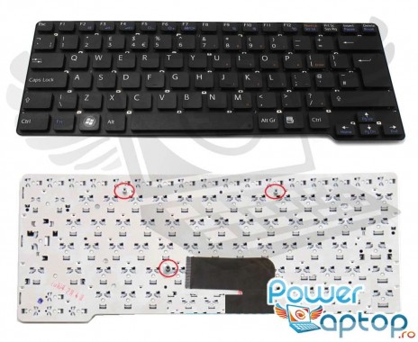 Tastatura Sony 148755721 neagra. Keyboard Sony 148755721. Tastaturi laptop Sony 148755721. Tastatura notebook Sony 148755721