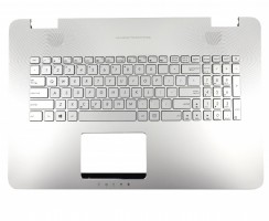 Tastatura Asus EABK3001010 Argintie cu Palmrest Argintiu iluminata backlit. Keyboard Asus EABK3001010 Argintie cu Palmrest Argintiu. Tastaturi laptop Asus EABK3001010 Argintie cu Palmrest Argintiu. Tastatura notebook Asus EABK3001010 Argintie cu Palmrest Argintiu