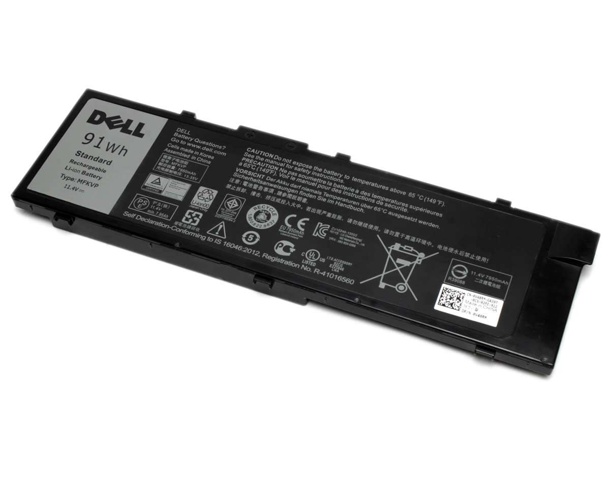Baterie Dell Precision 7520 Originala 91Wh imagine powerlaptop.ro 2021