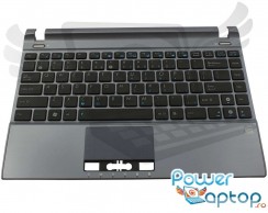 Tastatura Asus  U24E neagra cu Palmrest argintiu metalizat. Keyboard Asus  U24E neagra cu Palmrest argintiu metalizat. Tastaturi laptop Asus  U24E neagra cu Palmrest argintiu metalizat. Tastatura notebook Asus  U24E neagra cu Palmrest argintiu metalizat