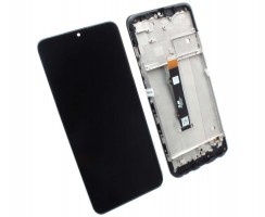 Ansamblu Display LCD + Touchscreen Motorola Moto G50 XT2137-2 cu Rama Negru Black . Ecran + Digitizer Motorola Moto G50 XT2137-2 cu Rama Negru Black