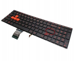 Tastatura Asus FX502VM iluminata. Keyboard Asus FX502VM. Tastaturi laptop Asus FX502VM. Tastatura notebook Asus FX502VM
