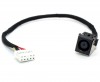Mufa alimentare HP  652545-001 cu fir . DC Jack HP  652545-001 cu fir