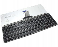 Tastatura Lenovo IdeaPad Z560A Neagra cu Rama Gri. Keyboard Lenovo IdeaPad Z560A Neagra cu Rama Gri. Tastaturi laptop Lenovo IdeaPad Z560A Neagra cu Rama Gri. Tastatura notebook Lenovo IdeaPad Z560A Neagra cu Rama Gri