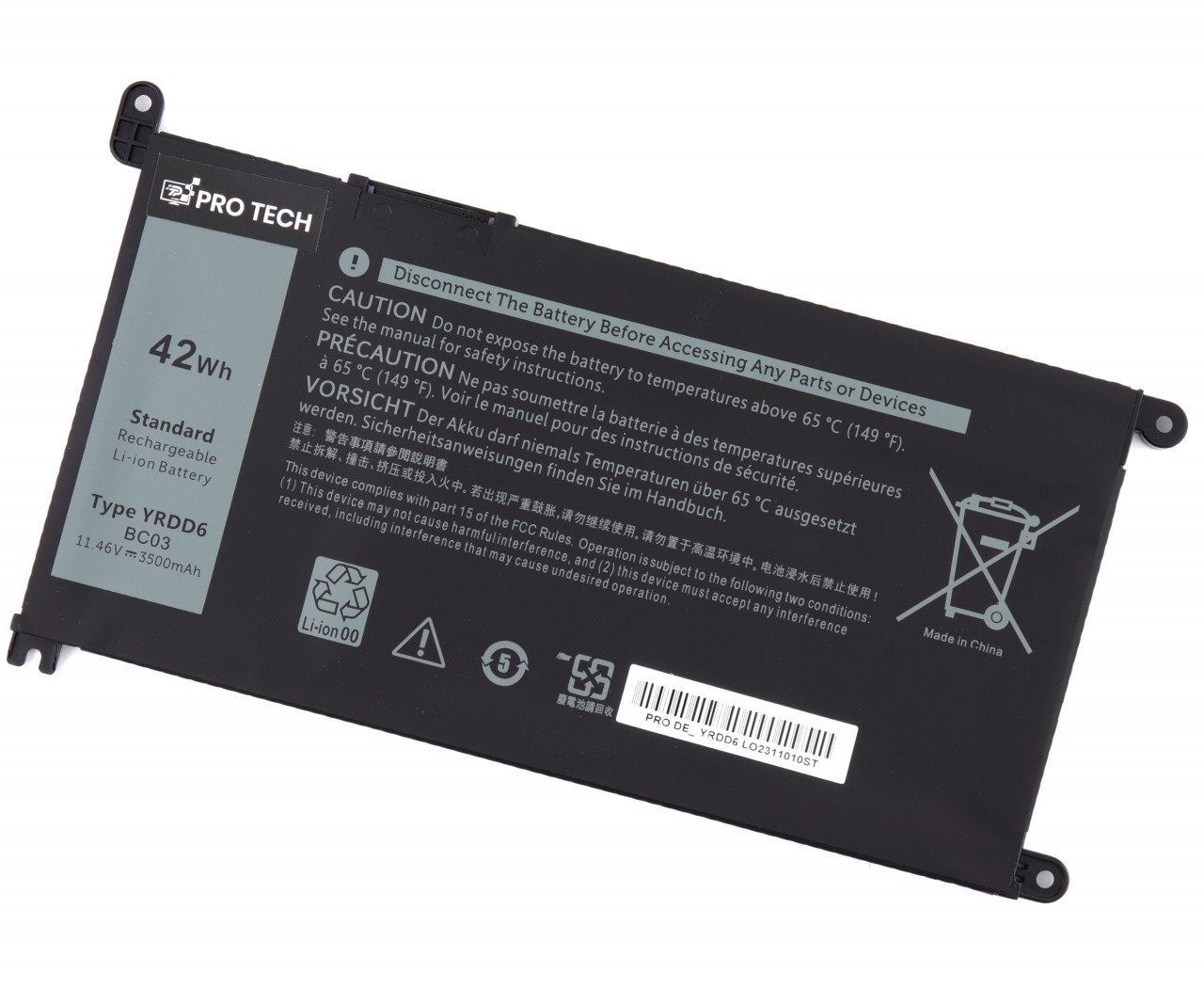 Baterie Dell Inspiron 3780 42Wh Protech High Quality Replacement