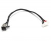 Mufa alimentare Dell Vostro 15 3568 cu fir si conector cu 6 pini/5 fire pini. DC Jack Dell Vostro 15 3568 cu fir