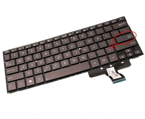Tastatura Asus ZenBook UX31A maro iluminata. Keyboard Asus ZenBook UX31A. Tastaturi laptop Asus ZenBook UX31A. Tastatura notebook Asus ZenBook UX31A