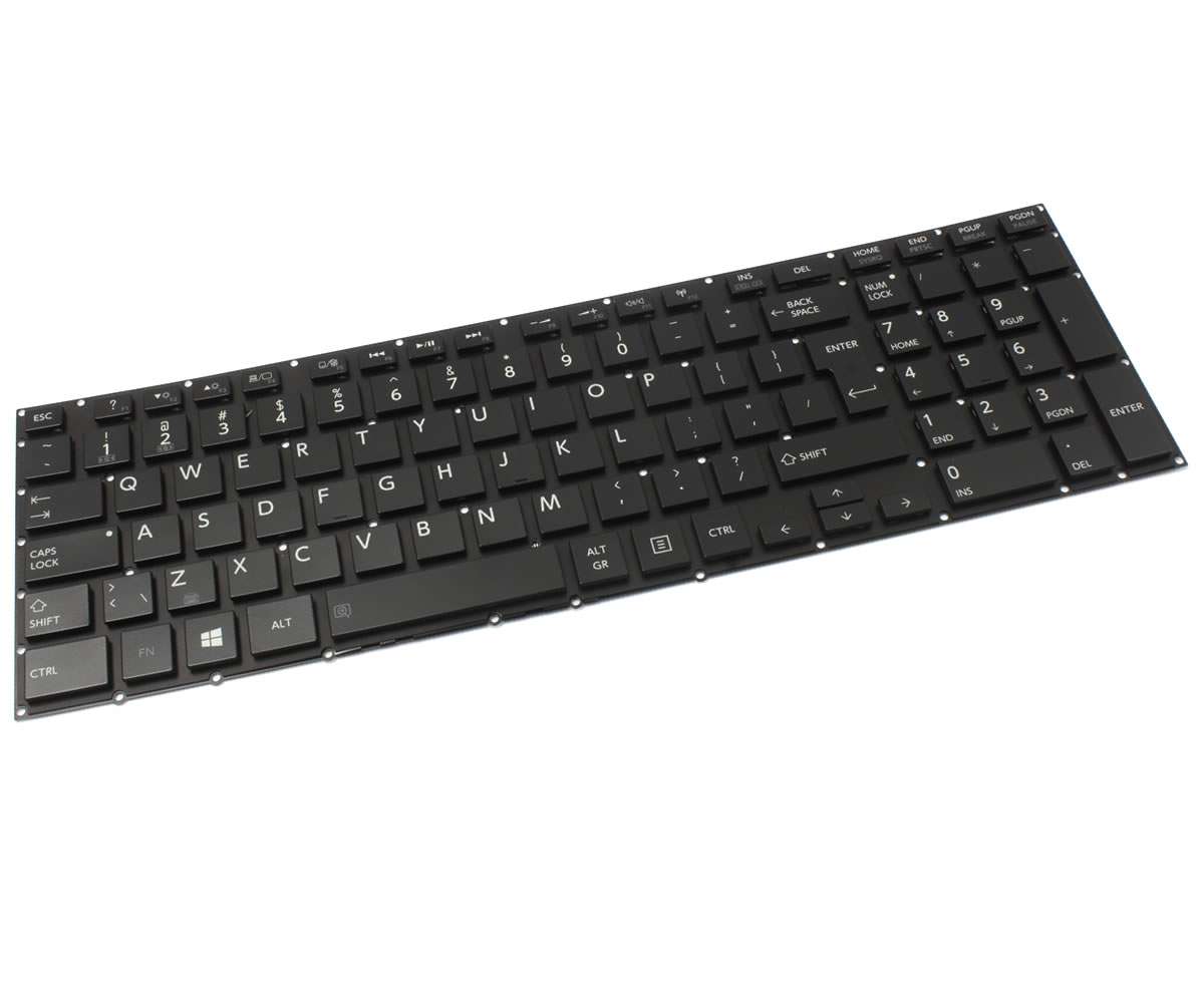 Tastatura Toshiba Satellite P50 A iluminata layout UK fara rama enter mare enter