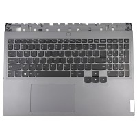 Tastatura Lenovo 5CB1C14886 Neagra cu Palmrest Gri si TouchPad iluminata backlit. Keyboard Lenovo 5CB1C14886 Neagra cu Palmrest Gri si TouchPad. Tastaturi laptop Lenovo 5CB1C14886 Neagra cu Palmrest Gri si TouchPad. Tastatura notebook Lenovo 5CB1C14886 Neagra cu Palmrest Gri si TouchPad