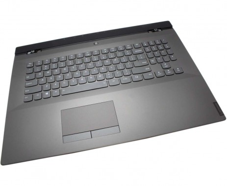 Tastatura Lenovo 5CB0S16455 Gri cu Palmrest Gri si TouchPad iluminata backlit. Keyboard Lenovo 5CB0S16455 Gri cu Palmrest Gri si TouchPad. Tastaturi laptop Lenovo 5CB0S16455 Gri cu Palmrest Gri si TouchPad. Tastatura notebook Lenovo 5CB0S16455 Gri cu Palmrest Gri si TouchPad