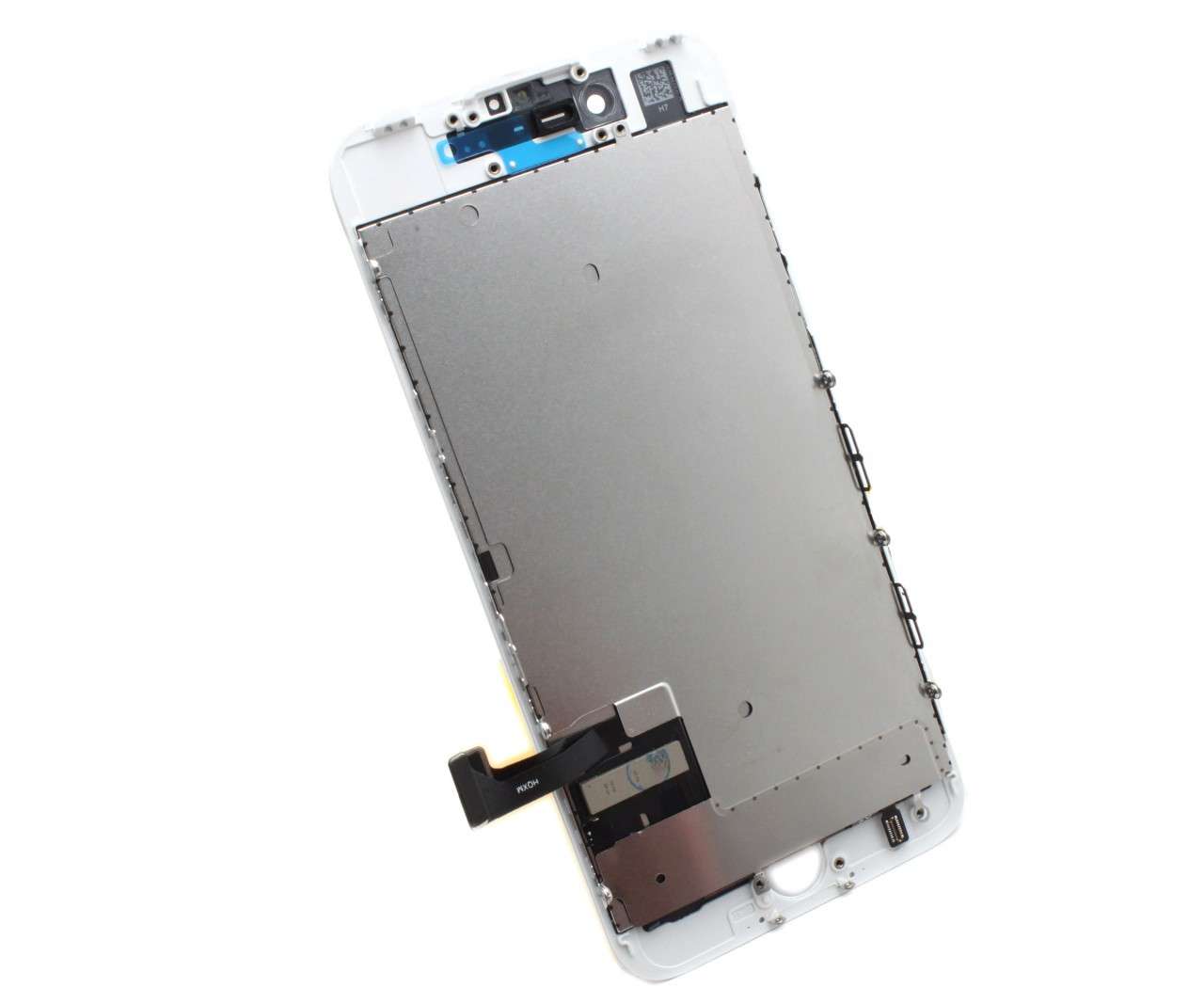 Display iPhone 7 LCD Alb Complet Cu Tablita Metalica Si Conector Amprenta (Alb) (Alb)